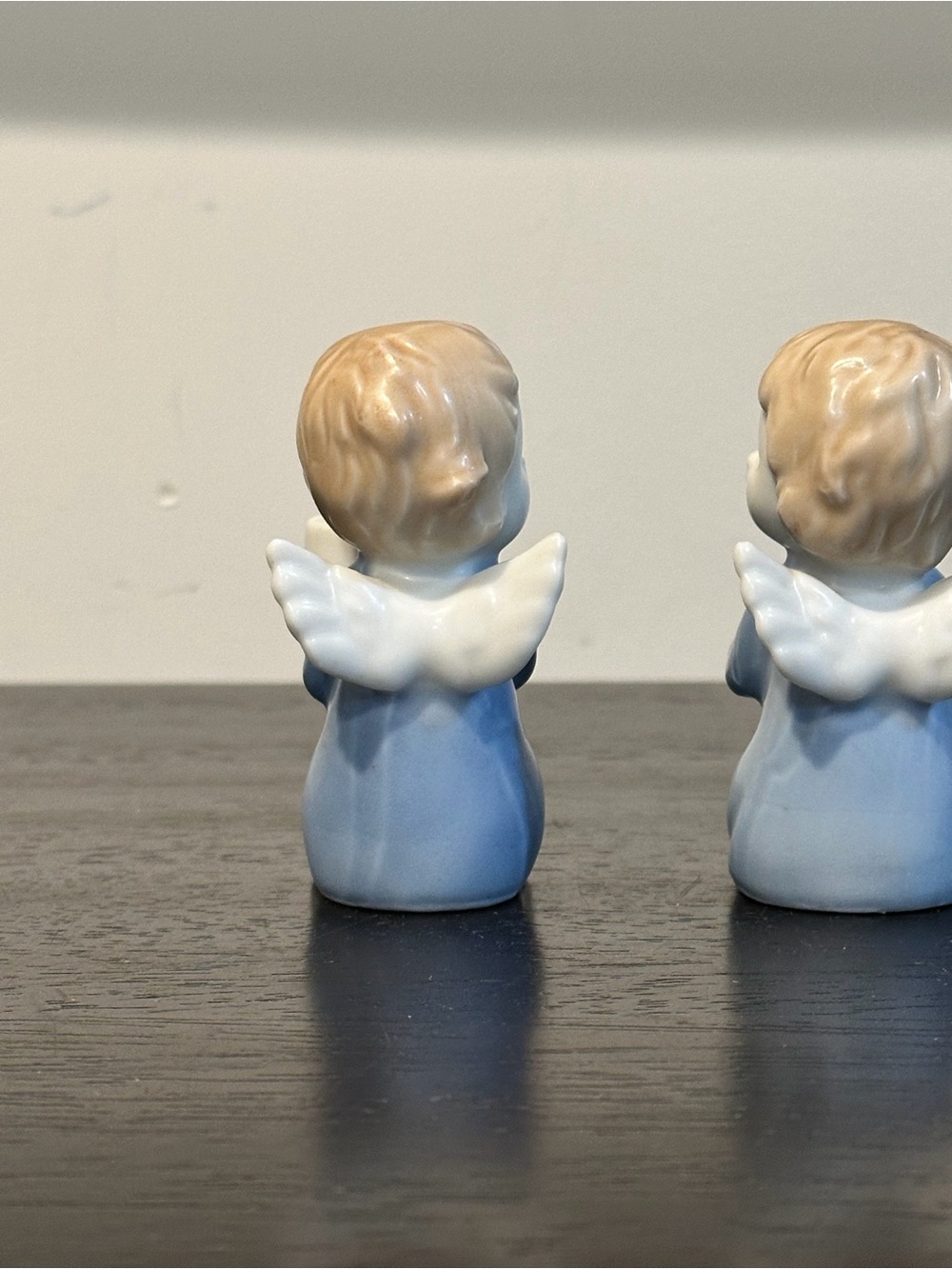 Colonial Candle Blue Angel Pair Tealight Holders - Picture 4 of 10